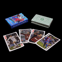 Produits de premier rang Papier Carte à jouer personnalisée Impression Football Carte de poker durable