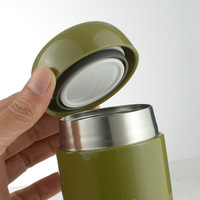 Bouteille d'eau compacte en acier inoxydable de 240 ml, durable, résistante au congélateur, thermos portable, couvercle anti-fuite, gobelet isotherme, voyage, extérieur