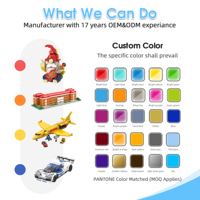 Élégant Ensemble Cadeau de Blocs de Construction Personnalisables en Plastique ABS, Jouet de Construction DIY, Modèle de Scène de Personnage de Créature de Train à Assembler