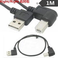 USB 2,0 macho de alta velocidad conductor de cobre estañado PVC chaqueta trenza blindaje cables de datos para impresoras dispositivos móviles