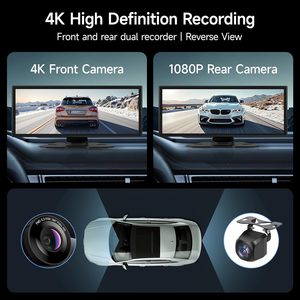11.26 ''Xách Tay Không Dây Apple Carplay Với 4K Dash Máy Ảnh 1080P Phía Sau Máy Ảnh Xe Đài Phát Thanh Android Tự Động Điều Khiển Bằng Giọng Nói Bt Bán Buôn - Product Image 4