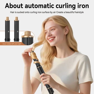 Sèche-cheveux brosse 7-en-1 tout-en-un avec fonction bouclante et lissante, moteur DC 110 000 tr/min, styler professionnel de qualité salon - Product Image 4