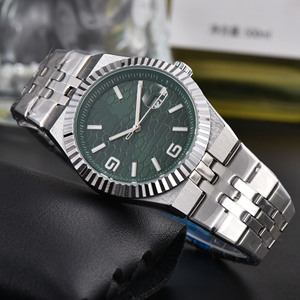 Montre de luxe pour homme en acier inoxydable, marque privée, étanche 50m, logo personnalisé OEM, montres GZ RTS, commande en gros mixte - Product Image 3