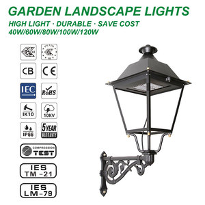 <strong>Outdoor</strong> IP66 Waterproof Classical Type Dimmable <strong>Street</strong> Garden Lamp 40w -120W Road Led Parking Lot Post Top Garden <strong>Light</strong> - Product Image 3