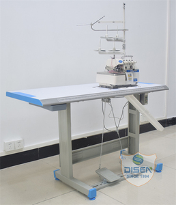 747 Single Needle 3/4/5 Line Electronic Industrial Overlock Sewing <b>Machine</b> with <b>Walking</b> Foot High-Speed Motor & Pump - Product Image 4