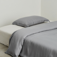 Ensemble de literie hôtelière 4 pièces en coton 100% de qualité supérieure, couleur unie, 200 fils/cm², toutes saisons, écologique, pour usage domestique