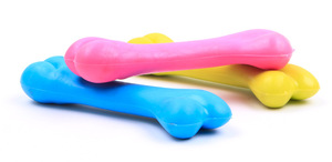 Jouets <span class=keywords><strong>à</strong></span> mâ<span class=keywords><strong>cher</strong></span> pour <span class=keywords><strong>chien</strong></span> en silicone caoutchouc non toxique en forme d'os, prix de gros bon marché, fabriqués en Chine - Product Image 5