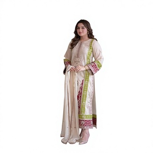 Nuevo Conjunto de Top y Pantalón de Seda Romana con Bordado y Lentejuelas de 3 mm, Estilo Festivo para Uso Diario, Agradable al Tacto, con Dupatta - Product Image 1