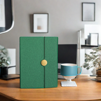 Cahier couverture fil couture planificateur papeterie école usine journal cadeaux tissu Promotion 20 ans usine A5 2025 cuir PU