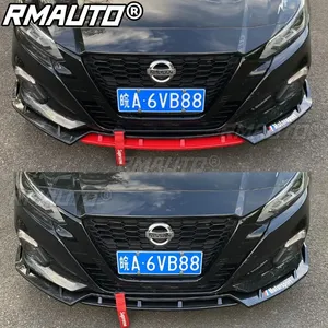 Kit carrosserie pour Altima Teana, pare-chocs noir brillant rouge style sport, lèvre de pare-chocs pour Nissan Altima Teana 2019-2021, accessoires de voiture - Product Image 3