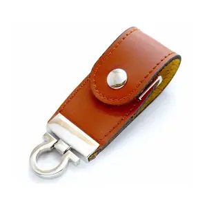 free sample leather case usb flash drive manufacturers 8gb usb flash drive with logo