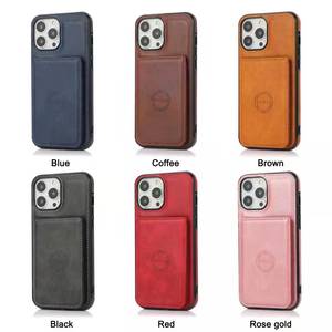 Nouveau Fente Pour Carte De Voiture Support Magnétique Premium En <span class=keywords><strong>Cuir</strong></span> PU Protection Complète du Corps pour <span class=keywords><strong>iPhone</strong></span> <span class=keywords><strong>11</strong></span> 12 13 14 15 16 Plus Pro Max Cas - Product Image 4