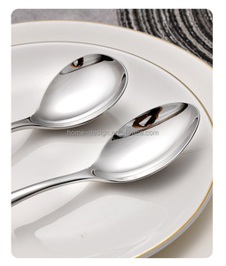 Ensemble <span class=keywords><strong>de</strong></span> couverts <span class=keywords><strong>de</strong></span> <span class=keywords><strong>table</strong></span> en argent <span class=keywords><strong>de</strong></span> haute qualité, luxe, acier inoxydable 18/10, miroir, cadeaux d'affaires, couteau vertical, fourchette, cuillère, restaurant - Product Image 3