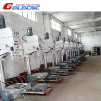 Mesin Bor Kolom Meja GOLDCNC Z5040 Manual Vertikal dengan Motor Gear, Diameter Pengeboran Maksimum 40mm, untuk Pengeboran, Pembuatan Ulir, dan Pembentukan Chamfer