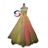 Robe de mariée en Fiber optique lumineuse Led Glow In The Dark