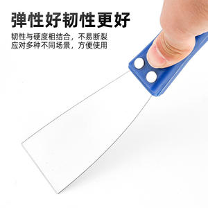 Couteau à mastic en acier inoxydable avec manche en bois, grattoir mural, truelle pour réparation et nettoyage DIY, fabriqué au Shandong - Product Image 3