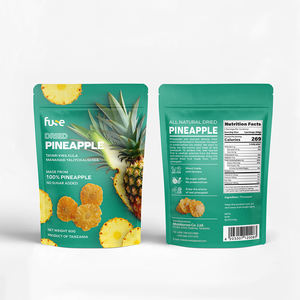 Sac d'emballage en mylar avec impression personnalisée logo fermeture à glissière zip-lock pour aliments pour animaux de compagnie collation fruits secs nourriture thé café plastique pochette debout - Product Image 2