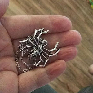 Collier Hip Hop pour homme en gros, collier punk tendance, chaîne argentée tendance, collier Spiderman pour mon fils, ma fille - Product Image 5