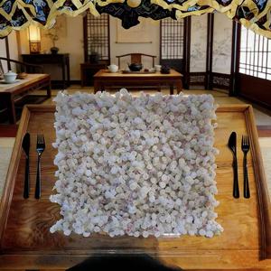 Panneau mural floral artificiel 5D naturel 8*9 pieds pour décoration intérieure, toile de fond pour Thanksgiving, mariage, événement - Product Image 4