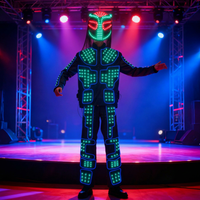 Costume de danse robot LED, combinaison lumineuse intégrale pour spectacle sur scène, DJ, EDM, soirée en boîte de nuit, rave, déguisement, cosplay