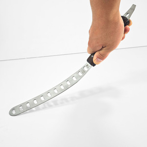 Stainless Steel Paint Scraper Curved Blade With Holes For Ink Paint Mixing Knife - Product Image 1