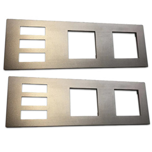 Aluminum Alloy Wall Switch Panel 2-Gang <b>Smart</b> <b>Home</b> Control IP20 CNC Machined - Product Image 2
