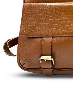 Genuine Leather Luxury <b>Backpack</b> Multi-functional <b>Backpack</b> for Travel Leisure with Laptop Compartment - Product Image 4