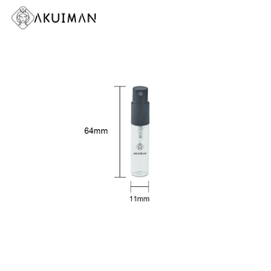 Ready to Ship 2ml 3ml 5ml 10ml Mini Refillable Glass Sample Vials Empty Clear Glass <strong>Perfume</strong> <strong>Spray</strong> <strong>Bottle</strong> and Box - Product Image 5