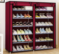 Étagère à chaussures verticale grande capacité avec plus de cinq niveaux