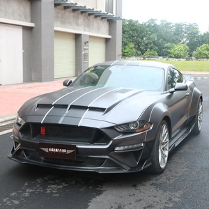 Ceja de rueda para Ford Mustang 2018-2023, guardabarros, faldones laterales, paneles basculantes, kit de cuerpo ancho - Product Image 5