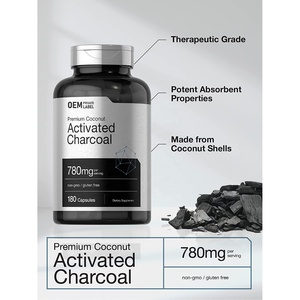 Capsules <span class=keywords><strong>de</strong></span> <span class=keywords><strong>charbon</strong></span> <span class=keywords><strong>de</strong></span> coco activé organiques Capsules <span class=keywords><strong>de</strong></span> désintoxication Utilisation pour la désintoxication, le blanchiment des dents, la santé digestive, la prévention - Product Image 6