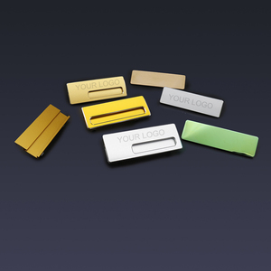 Trung Quốc tên nơi nhà sản xuất Laser khắc tùy chỉnh thép không gỉ kim loại từ tag huy hiệu kinh doanh tên nhân viên Logo tag - Product Image 2