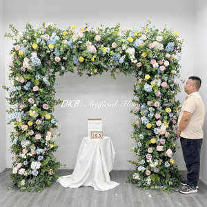 Alta calidad Real Touch seda Floral boda arco decoración Premium flores Hogar Escuela incluido tallo piezas Navidad - Product Image 6