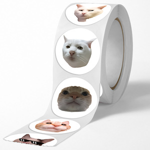 500 Pegatinas Impermeables de Gatos Divertidos, <span class=keywords><strong>MEME</strong></span>, Dibujos Animados, Graffiti, para Decorar Teléfonos, Guitarras, Computadoras Portátiles, Maletas - Product Image 3