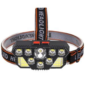 Linterna frontal LED Thrujoeaep de 7-8 LED y 16-20 SMD con batería recargable incorporada para pesca y senderismo al aire libre - Product Image 1