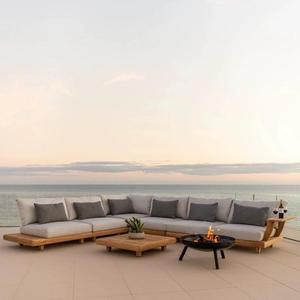 Ensemble <span class=keywords><strong>de</strong></span> canapés d'extérieur en teck, design scandinave, pour hôtel, villa, piscine, meubles <span class=keywords><strong>de</strong></span> <span class=keywords><strong>jardin</strong></span> en <span class=keywords><strong>bois</strong></span> massif - Product Image 2