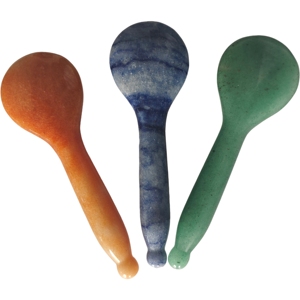 Outil de massage par acupression en pierre naturelle d'aventurine - Product Image 6