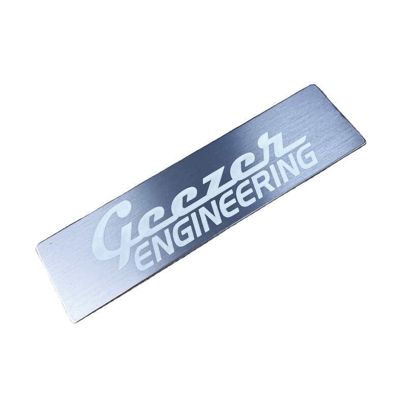 Custom Anodized Aluminum Laser Engraved Logo
