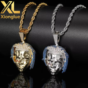 Wholesale Fashion Hip Hop Jewelry Horus Pendant <b>Iced</b> <b>Out</b> 3A Zircon Solid Eagle Pendant <b>Iced</b> <b>Out</b> <b>Chain</b> With Pendant - Product Image 3