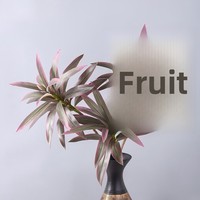 Tanaman Hijau Simulasi Bambu Lily Buatan, Plastik Lembut, Dekorasi Rumah/Dekorasi Pernikahan Dalam/Luar Ruangan, Bunga Hias Meja Makan