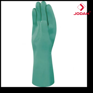30cm Nitrile <b>Gloves</b> VE801 Chemical Reagent Protection Anti-Slip Flocked Lining Ambidextrous Safety Waterproof Full Cut - Product Image 2