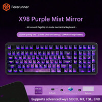 X98 Wireless Wired BT Tri-Mode Dual-8K Mechanical Keyboard (Gaming & Office) for Gaming and Esports