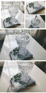 Stile Vintage europeo grandi <span class=keywords><strong>barattoli</strong></span> di vetro caramelle <span class=keywords><strong>per</strong></span> matrimonio Display 200ml capacità di tecniche di ceramica <span class=keywords><strong>per</strong></span> cibo senza candela - Product Image 5