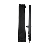 Pôle de centrage télescopique de 52 à 150 cm, bâton de levé GPS RTK portable, en alliage d'aluminium léger, pôle de prisme GPS