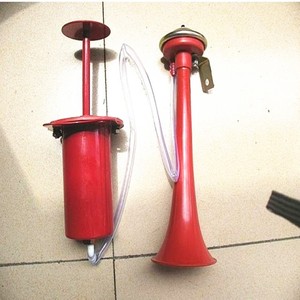 Klaxon de vélo rouge en métal, son puissant, alimenté par batterie, fabriqué en Chine, modèle général, accessoire de cyclisme - Product Image 4
