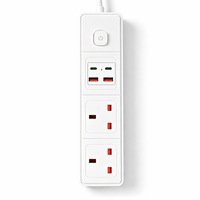 Stop Kontak Tembaga Murni Standar Inggris 13A dengan Pengisian Cepat USB PD dan Soket Pengaman Anak, Grosir Langsung dari Pabrik