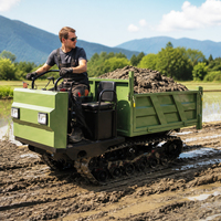 Heißer Verkauf: Geländegängiger Raupentransporter für die Landwirtschaft – 1, 2, 3, 5 Tonnen Ladekapazität – Mini-Raupendumper