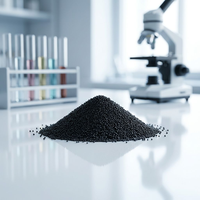 Charbon actif de coque de noix de coco à valeur d'iode, pureté 99,99 %, agent auxiliaire chimique, vente en gros usine