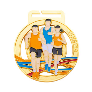 Médailles de sport personnalisées en alliage de zinc poli pour enfants, Taekwondo, Karaté, Cyclisme, Tennis, Randonnée - Product Image 6