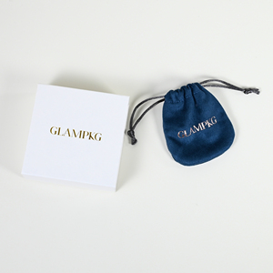 GALMPKG Wholesale Luxury Bracelet <b>Earring</b> Jewelry Packaging <b>Box</b> Custom Logo Printed <b>Gift</b> Rigid Magnetic <b>Box</b> with Suede Pouch - Product Image 4